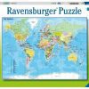 פאזל 200 חלקים מפת עולם Ravensburger - 200 חלקים, Ravensburger