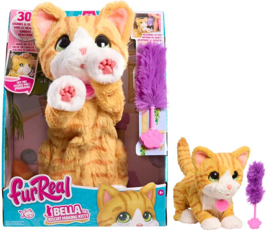חתולה בלה פוריל Fur real - fur balls כדורי פרווה, בובות