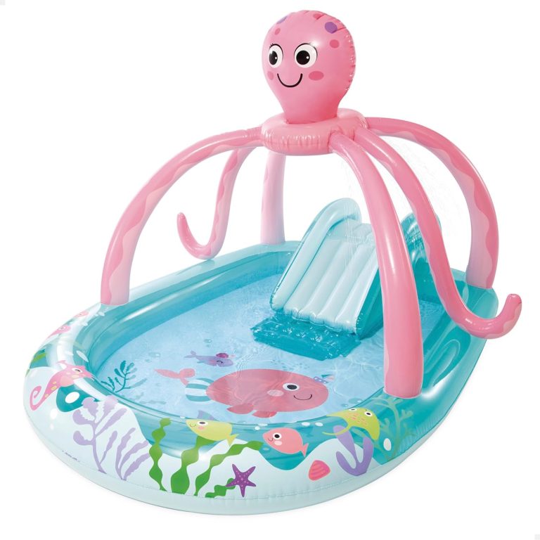 בריכת פעילות תמנון שמח INTEX 56138 — בריכת ילדים עם מתז מים