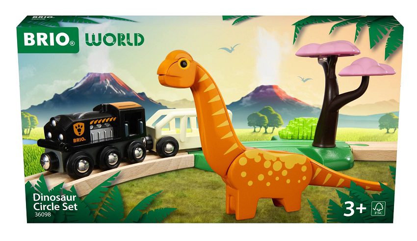 רכבת דינוזאורים מסלול 36098 בריו BRIO - בריו Brio, חניונים ומסלולים
