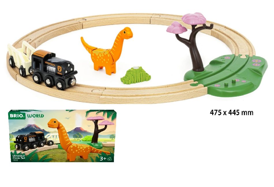 רכבת דינוזאורים מסלול 36098 בריו BRIO - בריו Brio, חניונים ומסלולים