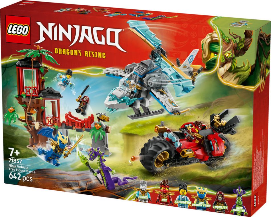 לגו 71857 נינג'ה גו קרב על בית העץ עם רכבי נינג’ה Lego - Lego, Ninjago