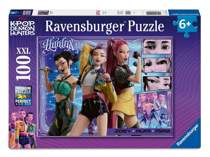 פאזל 100 חלקים קיי פופ K POP Ravensburger - 100+150 חלקים, Ravensburger
