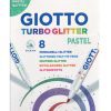 טושים ג'יוטו נצנצים פסטל Giotto Turbo Glitter - Giotto, בית ספר ואומנות