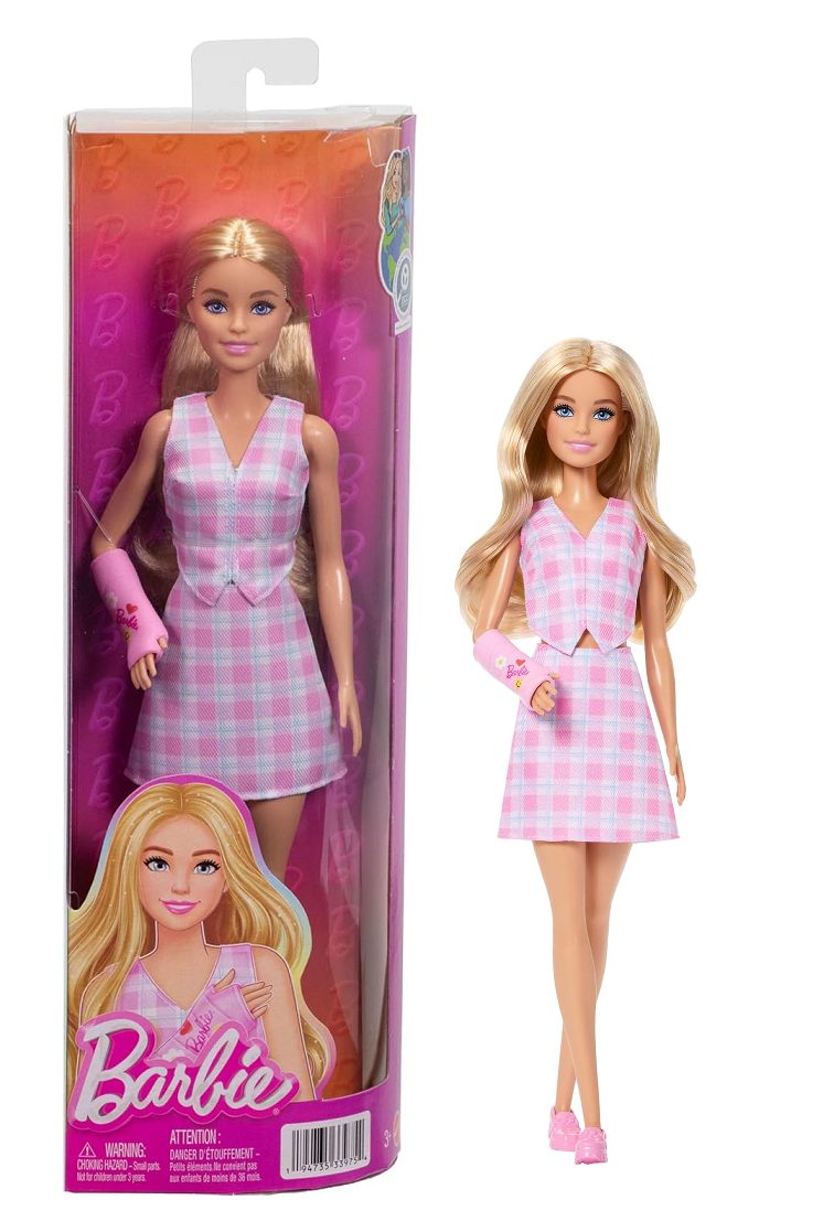 ברבי פאשניסטי גבס ורוד Barbie - Barbie, בובות